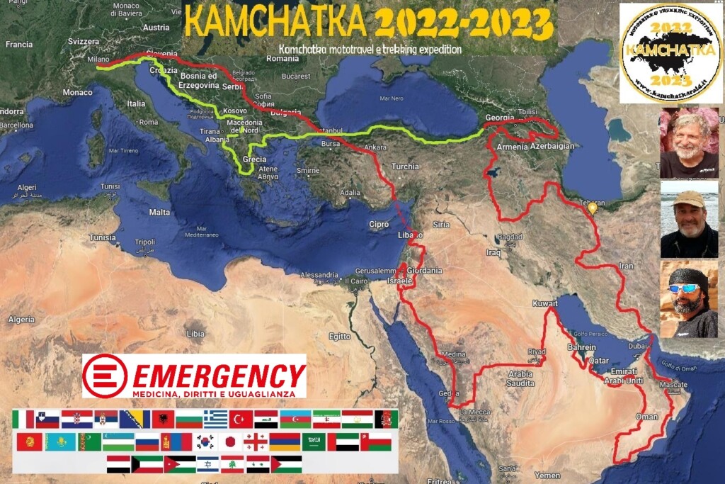 Kamchatka Raid Itinerario